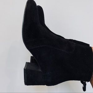 Harlow Suede O-Ring Ankle Boot